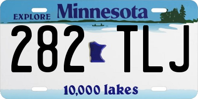MN license plate 282TLJ