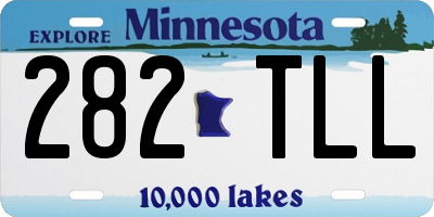 MN license plate 282TLL