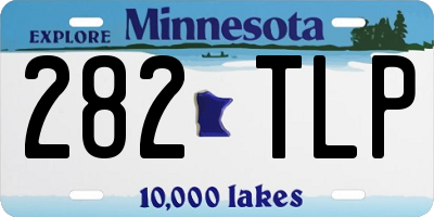 MN license plate 282TLP