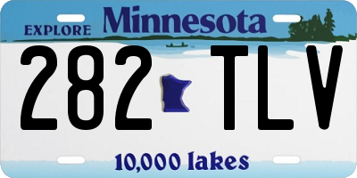 MN license plate 282TLV