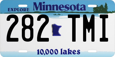 MN license plate 282TMI
