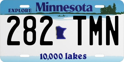 MN license plate 282TMN
