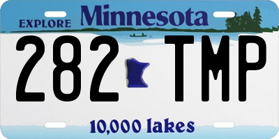 MN license plate 282TMP
