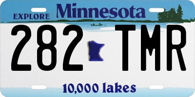 MN license plate 282TMR