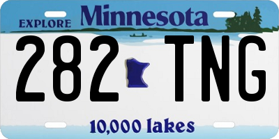 MN license plate 282TNG