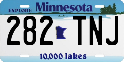MN license plate 282TNJ