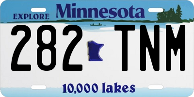 MN license plate 282TNM
