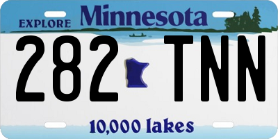 MN license plate 282TNN