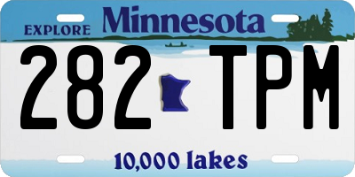 MN license plate 282TPM