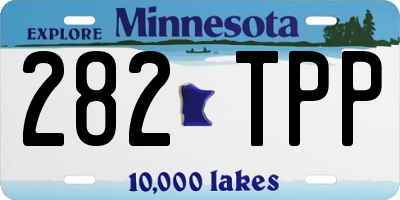 MN license plate 282TPP