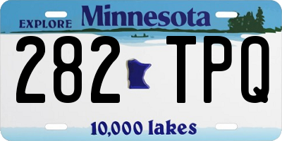 MN license plate 282TPQ
