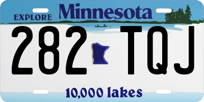 MN license plate 282TQJ