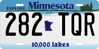 MN license plate 282TQR