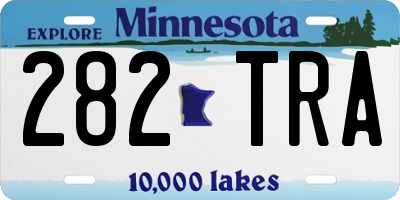 MN license plate 282TRA