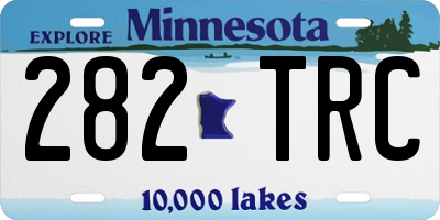 MN license plate 282TRC