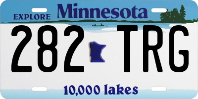 MN license plate 282TRG