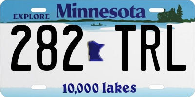 MN license plate 282TRL