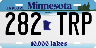 MN license plate 282TRP