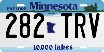 MN license plate 282TRV