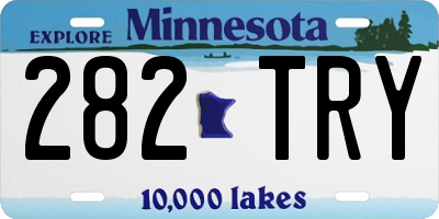 MN license plate 282TRY