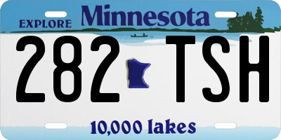 MN license plate 282TSH
