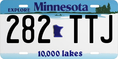 MN license plate 282TTJ