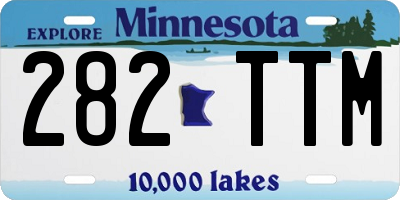 MN license plate 282TTM