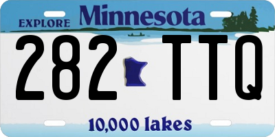 MN license plate 282TTQ