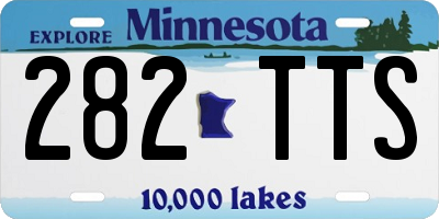 MN license plate 282TTS