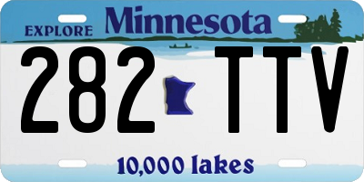 MN license plate 282TTV