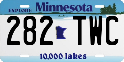 MN license plate 282TWC