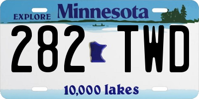 MN license plate 282TWD