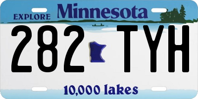 MN license plate 282TYH