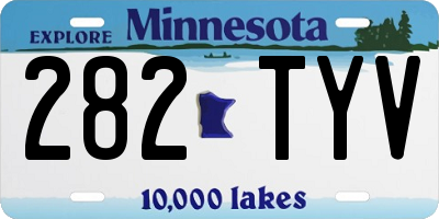 MN license plate 282TYV