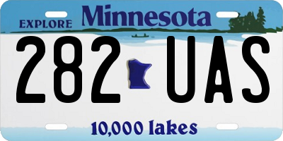 MN license plate 282UAS