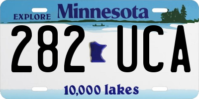 MN license plate 282UCA