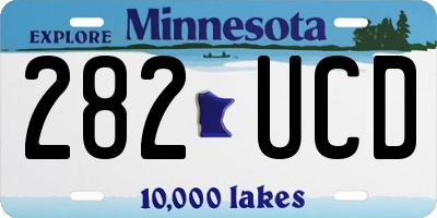 MN license plate 282UCD
