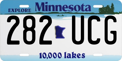 MN license plate 282UCG