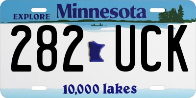 MN license plate 282UCK