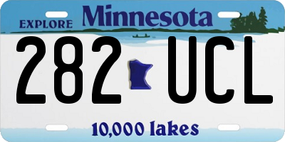 MN license plate 282UCL
