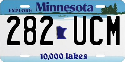 MN license plate 282UCM