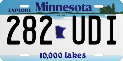 MN license plate 282UDI