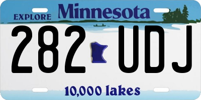 MN license plate 282UDJ