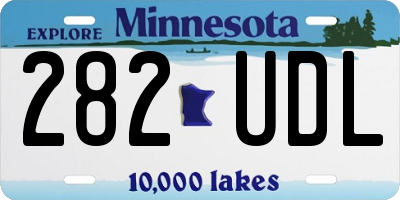 MN license plate 282UDL