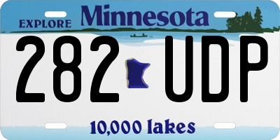 MN license plate 282UDP