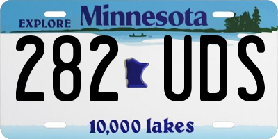 MN license plate 282UDS