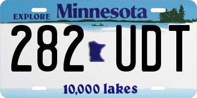 MN license plate 282UDT