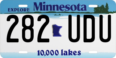 MN license plate 282UDU