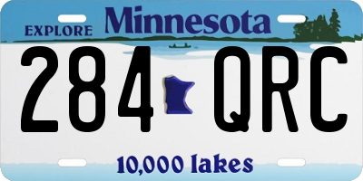 MN license plate 284QRC