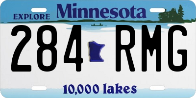 MN license plate 284RMG